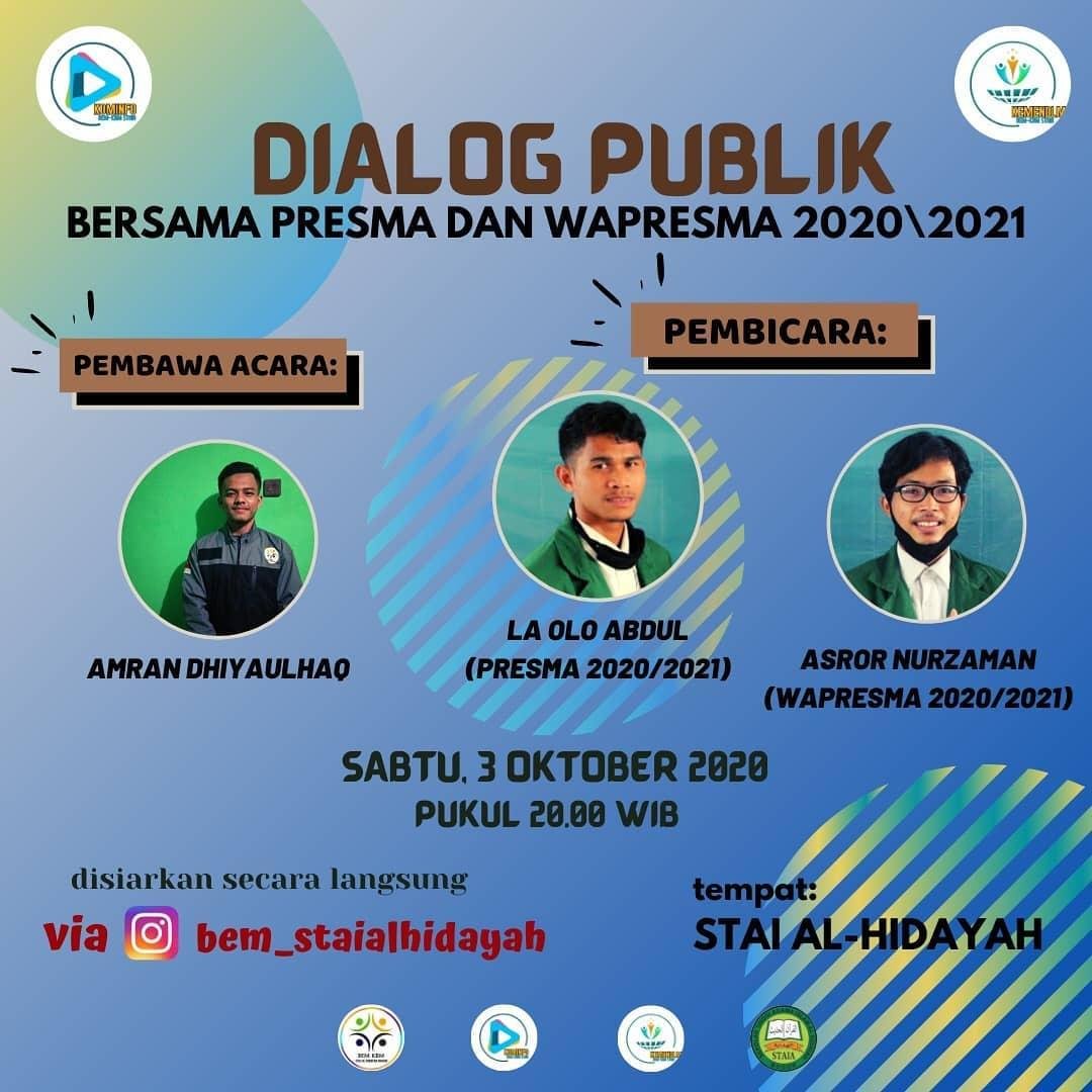 DIALOG PUBLIK BERSAMA PRESMA & WAPRESMA BEM-KBM 2020-2021