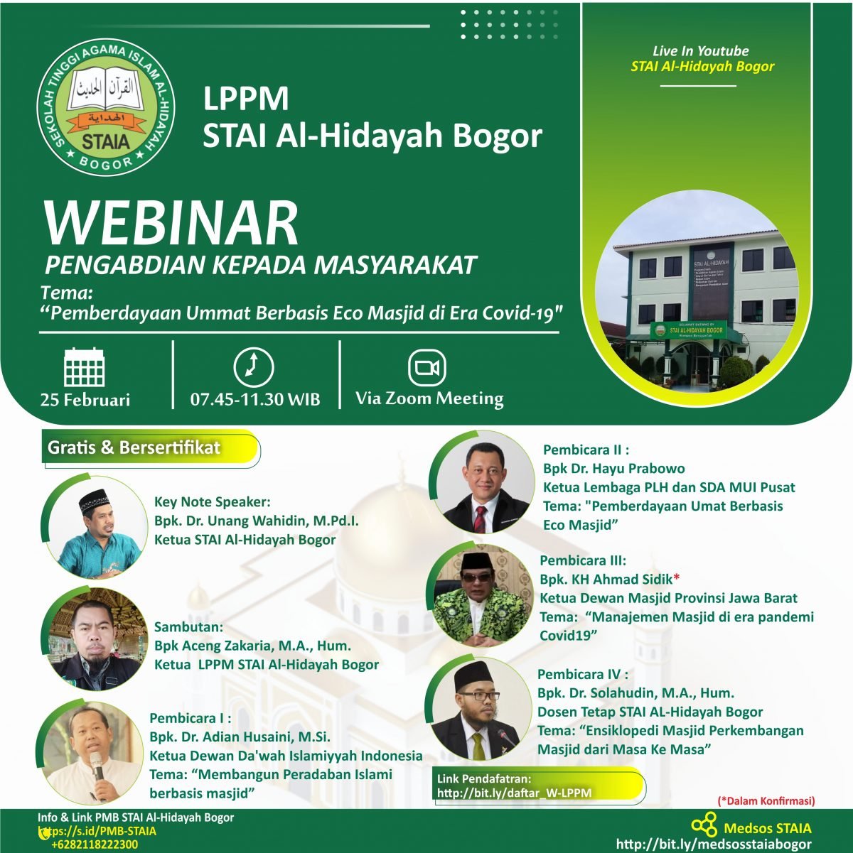 LPPM STAI AL-ALHIDAYAH,  WEBINAR PENGABDIAN KEPADA MASYARAKAT