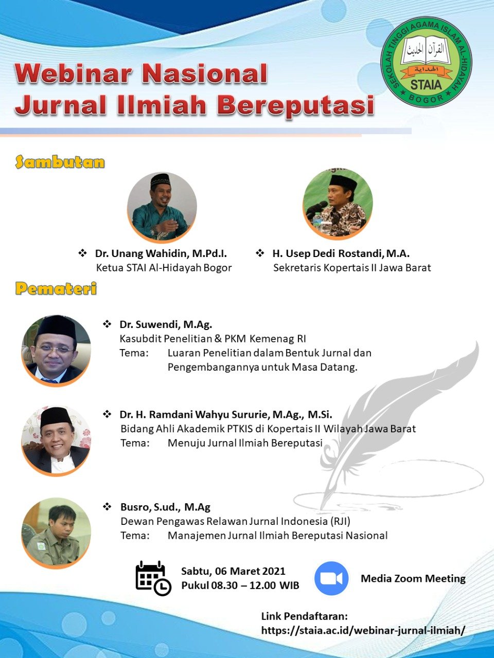 STAI Al-Hidayah Bogor Sukses Gelar Webinar Nasional