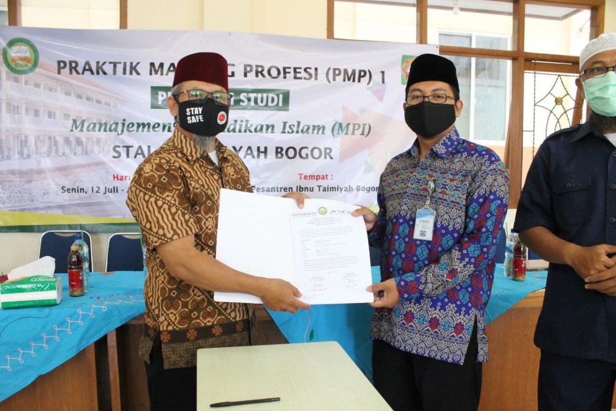Serah Terima Mahasiswa Praktik Magang Profesi (PMP) Jurusan Tabiyah Program Studi Manajemen Pendidikan Islam