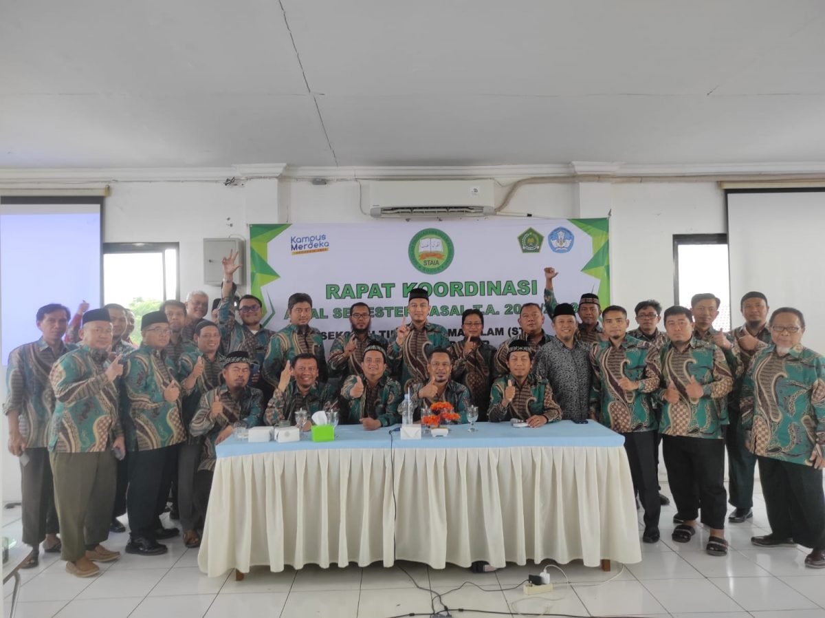 Rapat Koordinasi Awal Semester Gasal Tahun Akademik 2022/2023 Sekolah Tinggi Agama Islam (STAI Al-Hidayah Bogor).