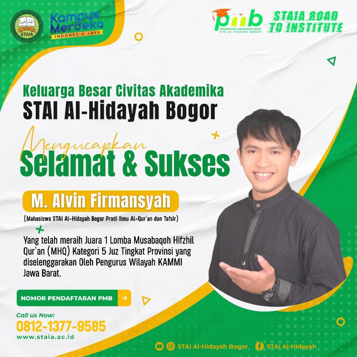 Mahasiswa STAI Al-Hidayah Menjadi Jura 1 MHQ Yang Diselengarakan PW KAMMI Jawa Barat