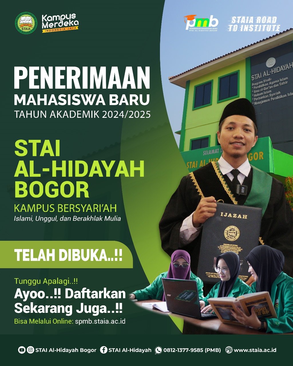 STAI Al-Hidayah Bogor Buka Penerimaan Mahasiswa Baru Tahun Akademik 2024/2025