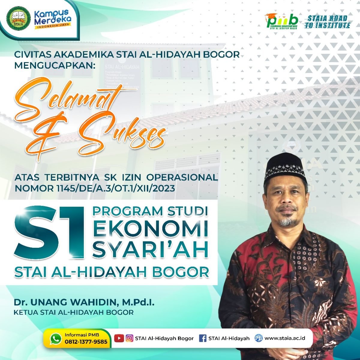 STAI Al-Hidayah Bogor Resmi Membuka Program Studi Ekonomi Syariah