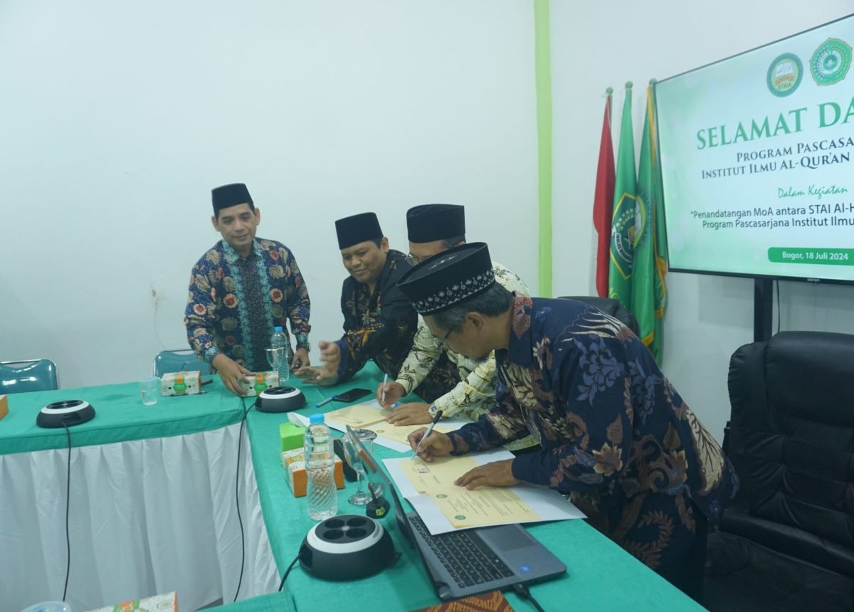 Silaturahmi & Penandatanganan MoA Antara STAI Al-Hidayah Bogor dan Program Pascasarjana Institute Ilmu Al-Qur’an Jakarta