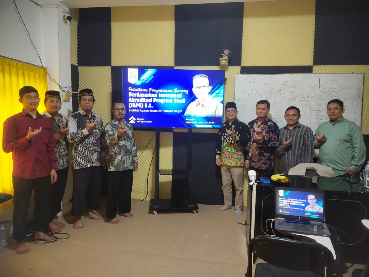 Optimalkan Mutu Akademik, Institut Agama Islam Al-Hidayah Bogor Gelar Pelatihan Penyusunan Borang IAPS 5.1